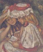 Pierre Renoir Two Girls Reading Spain oil painting reproduction